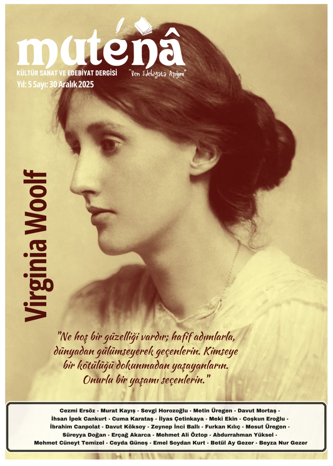MUTENÂ Dergisi Sayı:30 - Aralık 2025